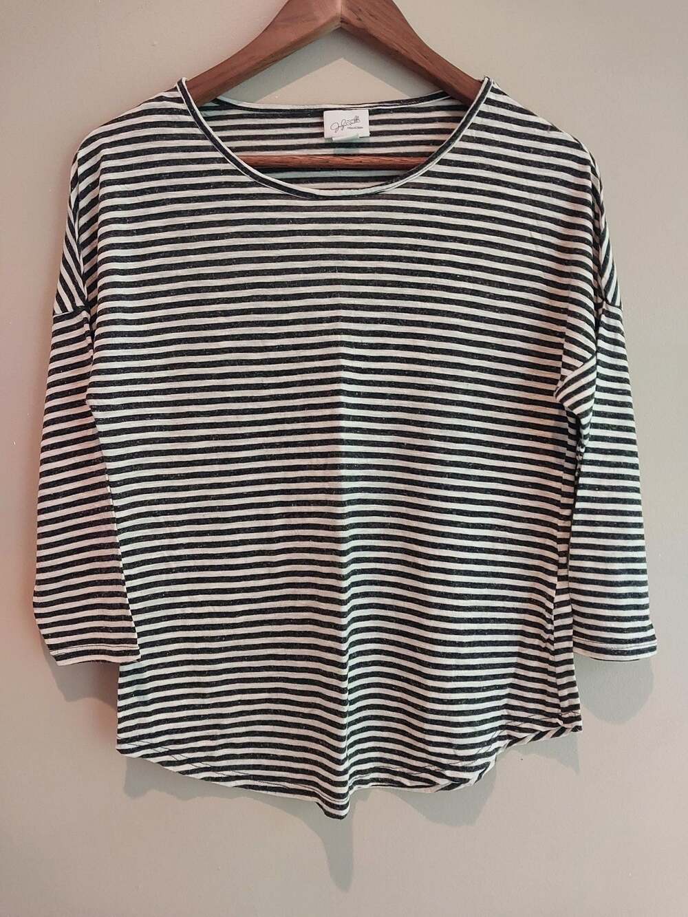 Joie Collection Women's Striped 3/4 Sleeve Dolman Top